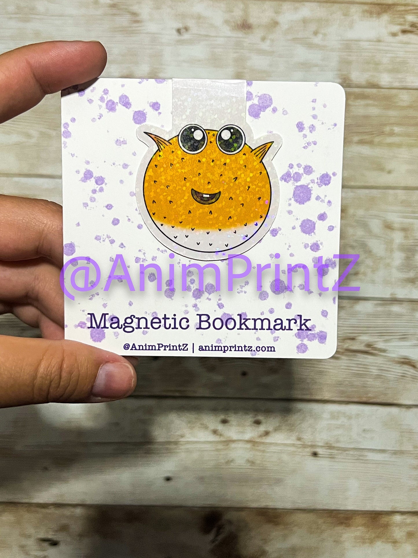 Puffer Fish Magnetic Bookmark