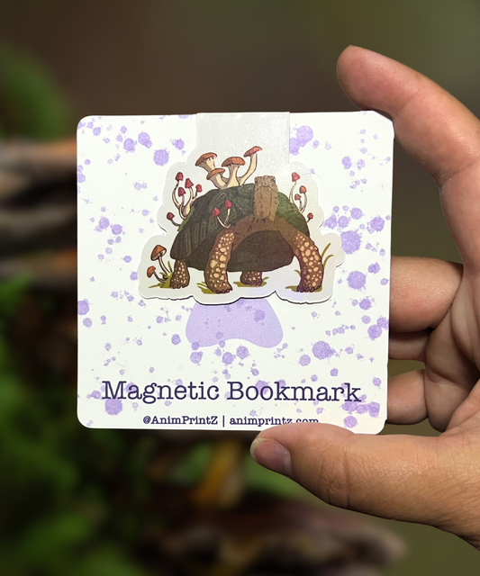Mushroom Tortoise Magnetic Bookmark