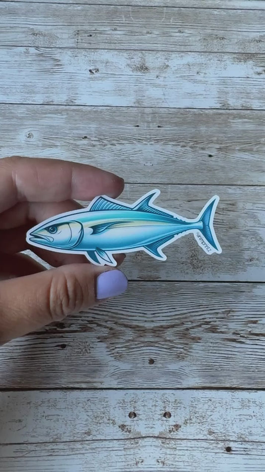Amberjack Matte Vinyl Sticker