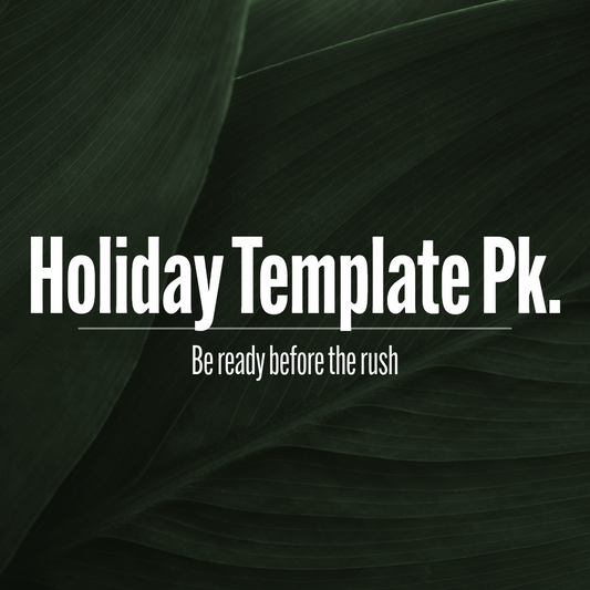 Holiday Template Pack